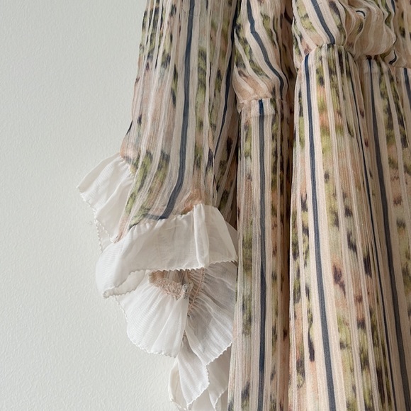 STEVIE MAY Valiant Long Sleeve Ruffle Trim Maxi Dress RRP$350 - Picture 15 of 16